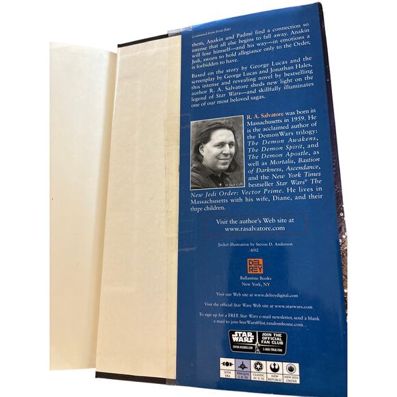 Star Wars Episode 2 Attack of the Clones hardcover book R.A. Salvatore 1st print - Picture 5 of 5